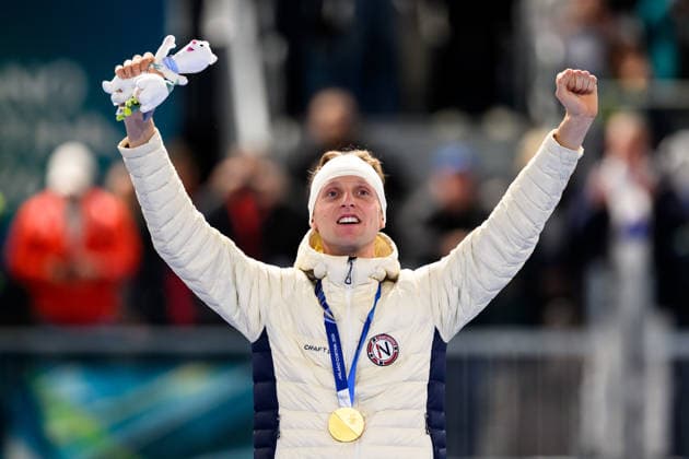 260208 Sander Eitrem of Norway celebrates on the podium after the men s 5000 meter Speed skating, Eisschnelllauf during day 2 of the 2026 Winter Olympics on February 8, 2026 in Milan. Photo: Emma Wallskog BILDBYRAN kod EW EW0623 skridskor speed skating Olympic Games, Olympische Spiele, Olympia, OS olympics winter olympics os ol olympiska spel vinter-os olympiske leker milano cortina 2026 milan cortina 2026 milano cortina 2026 olympic games milano cortina 2026 winter olympic games milano cortina-os milano cortina-ol vinter-ol 2 bbeng jubel norge *** 260208 Sander Eitrem of Norway celebrates on the podium after the men s 5000 meter speed skating during day 2 of the 2026 Winter Olympics on February 8, 2026 in Milan Photo Emma Wallskog BILDBYRAN code EW EW0623 skates speed skating olympic games olympics winter olympics os ol olympic games winter os olympic games milano cortina 2026 milan cortina 2026 milano cortina 2026 olympic games milano cortina 2026 winter olympic games milano cortina os milano cortina ol winter ol 2 bbeng jubel norge  Copyright: EMMAxWALLSKOG BB260208EW062