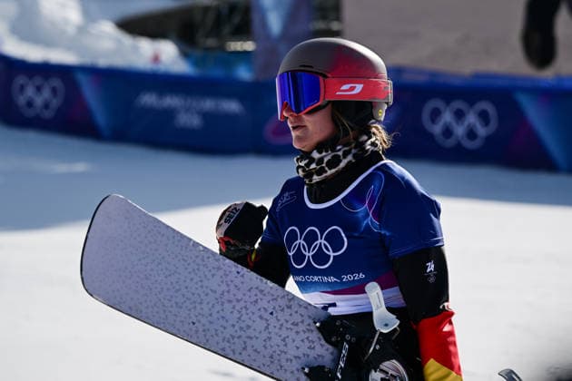HOFMEISTER Ramona Theresia GER , Snowboard Parallel Giant Slalom, Milano Cortina 2026 Olympic Games, Olympische Spiele, Olympia, OS 08-02-2026 *** HOFMEISTER Ramona Theresia GER , Snowboard Parallel Giant Slalom, Milano Cortina 2026 Olympic Games 08 02 2026 Copyright: HMBxMedia MarcxNiemeyer