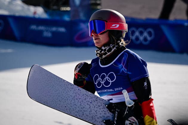 HOFMEISTER Ramona Theresia GER , Snowboard Parallel Giant Slalom, Milano Cortina 2026 Olympic Games, Olympische Spiele, Olympia, OS 08-02-2026 *** HOFMEISTER Ramona Theresia GER , Snowboard Parallel Giant Slalom, Milano Cortina 2026 Olympic Games 08 02 2026 Copyright: HMBxMedia MarcxNiemeyer