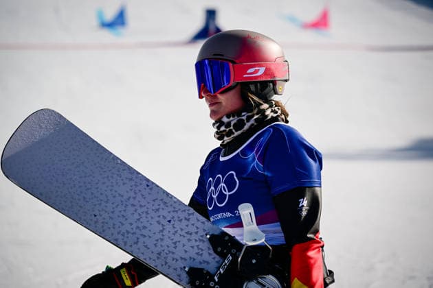 HOFMEISTER Ramona Theresia GER , Snowboard Parallel Giant Slalom, Milano Cortina 2026 Olympic Games, Olympische Spiele, Olympia, OS 08-02-2026 *** HOFMEISTER Ramona Theresia GER , Snowboard Parallel Giant Slalom, Milano Cortina 2026 Olympic Games 08 02 2026 Copyright: HMBxMedia MarcxNiemeyer