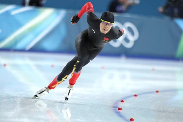 (260208) -- MILAN, Feb. 8, 2026 -- Liu Hanbin of China competes during the Speed skating, Eisschnelllauf men s 5000m match at the Milan-Cortina 2026 Olympic Winter games, Winterspiele,Spiele, Summer games in Milan, Italy, Feb. 8, 2026. ) (MICO2026)ITALY-MILAN-OLYMPIC WINTER GAMES-SPEED SKATING-MEN S 5000M LixJing 