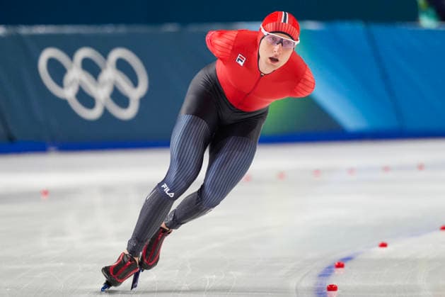 2026-02-08 - Milano Cortina 2026 Winter Olympics 5000m Men MILAN, ITALY - FEBRUARY 8: Sander Eitrem of Norway during the 5000m Men on day 3 of the Milano Cortina 2026 Winter Olympics at the Milano Speed skating, Eisschnelllauf Arena on February 8, 2026 in Milan, Italy Milan Milano Speed Skating Arena Italy Content not available for redistribution in The Netherlands directly or indirectly through any third parties. Copyright: xAndrexWeeningx