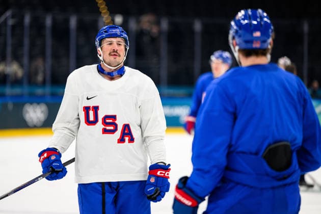 260208 JT Miller of USA at an Ice hockey, Eishockey practice session during day 2 of the 2026 Winter Olympics on February 8, 2026 in Milan. Photo: Carl Sandin BILDBYRAN kod CS CS0859 ishockey ice hockey Olympic Games, Olympische Spiele, Olympia, OS olympics winter olympics os ol olympiska spel vinter-os olympiske leker milano cortina 2026 milan cortina 2026 milano cortina 2026 olympic games milano cortina 2026 winter olympic games milano cortina-os milano cortina-ol vinter-ol 2 bbeng usa *** 260208 JT Miller of USA at an ice hockey practice session during day 2 of the 2026 Winter Olympics on February 8, 2026 in Milan Photo Carl Sandin BILDBYRAN code CS CS0859 ice hockey ice hockey olympic games olympics winter olympics os ol olympiska spel vinter os olympiske leker milano cortina 2026 milan cortina 2026 milano cortina 2026 olympic games milano cortina 2026 winter olympic games milano cortina os milano cortina ol vinter ol 2 bbeng usa  Copyright: CARLxSANDIN BB260208CS126