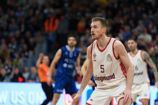 RECORD DATE NOT STATED Szene mit Niels Giffey (5; FC Bayern Basketball) in Aktion auf dem Spielfeld easyCredit BBL: MLP Academics Heidelberg – FC Bayern München Basketball - 08.02.2026 Copyright: xMichaelxGelhardtx