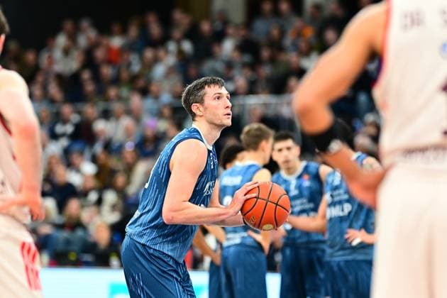 RECORD DATE NOT STATED Spielaktion mit Ryan Mikesell (33; MLP Academics Heidelberg) im Vordergrund easyCredit BBL: MLP Academics Heidelberg – FC Bayern München Basketball - 08.02.2026 Copyright: xMichaelxGelhardtx