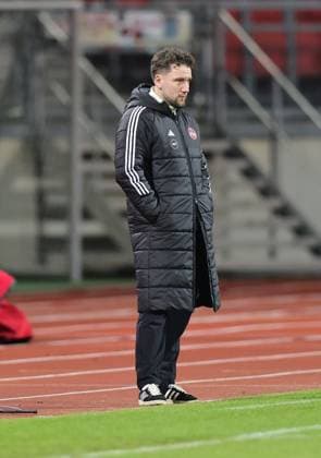 08.02.2026 - Fussball - Saison 2025 2026 - 1. Frauen - Fussball - Bundesliga - 17. Spieltag: 1. FC Nürnberg FCN ( Club ) - TSG 1899 Hoffenheim - Sportfoto Zink DaMa - xdaxmax - Thomas Oostendorp ( Trainer 1. FC Nürnberg FCN ) enttäuscht Enttäuschung
