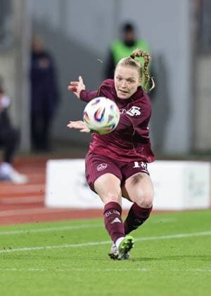 08.02.2026 - Fussball - Saison 2025 2026 - 1. Frauen - Fussball - Bundesliga - 17. Spieltag: 1. FC Nürnberg FCN ( Club ) - TSG 1899 Hoffenheim - Sportfoto Zink DaMa - xdaxmax - Franziska Mai (18, 1. FC Nürnberg FCN ) - Freisteller Einzelbild