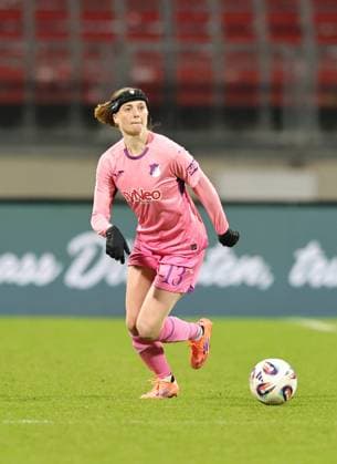 08.02.2026 - Fussball - Saison 2025 2026 - 1. Frauen - Fussball - Bundesliga - 17. Spieltag: 1. FC Nürnberg FCN ( Club ) - TSG 1899 Hoffenheim - Sportfoto Zink DaMa - xdaxmax - Wielle Douma (13, TSG Hoffenheim )