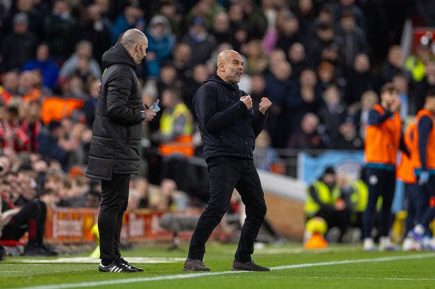 Football - FA Premier League - Liverpool FC v Manchester City FC LIVERPOOL, ENGLAND - Sunday, February 8, 2026: Manchester City s head coach Josep Pep Guardiola during the FA Premier League match between Liverpool FC and Manchester City FC at Anfield. (Photo by David Rawcliffe Propaganda) LIVERPOOL Anfield MERSEYSIDE ENGLAND  Copyright: xDavidxRawcliffex P2026-02-08-Liverpool_Man_City-150
