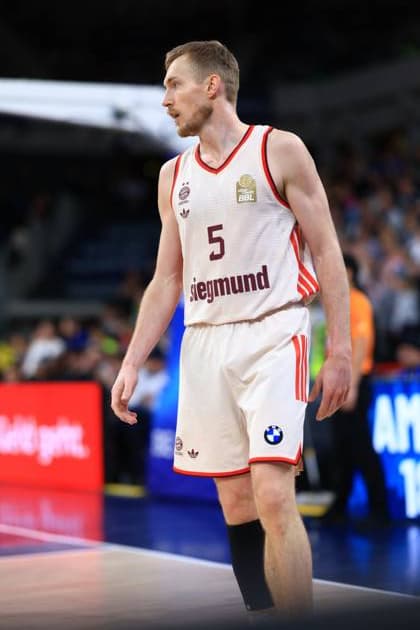 RECORD DATE NOT STATED Szene mit Niels Giffey (5; FC Bayern Basketball) auf dem Spielfeld easyCredit BBL: MLP Academics Heidelberg – FC Bayern München Basketball - 08.02.2026 Copyright: xMichaelxGelhardtx