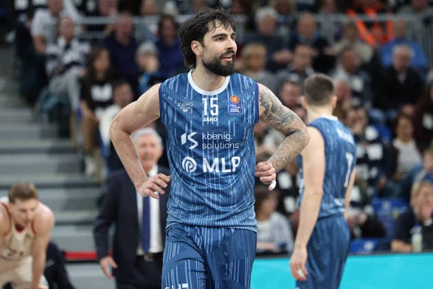 Marcel Keßen (MLP Academics Heidelberg, 15) GER, BBL, MLP Academics Heidelberg vs. FC Bayern Muenchen, easycredit Basketball Bundesliga, 19.Spieltag, Saison, 2025 2026, 08.02.2026 GER, MLP Academics Heidelberg vs. FC Bayern Muenchen, Basketball, easycredit Basketball Bundesliga, 19.Spieltag, Saison, 2025 2026, 08.02.2026 Heidelberg Copyright: xEibner-Pressefoto JoergxHirschx EP_JHH