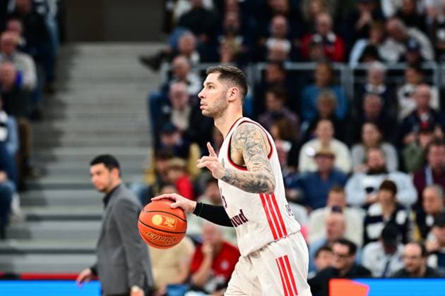 RECORD DATE NOT STATED Spielaktion mit Stefan Jovic (16; FC Bayern Basketball) am Ball easyCredit BBL: MLP Academics Heidelberg – FC Bayern München Basketball - 08.02.2026 Copyright: xMichaelxGelhardtx