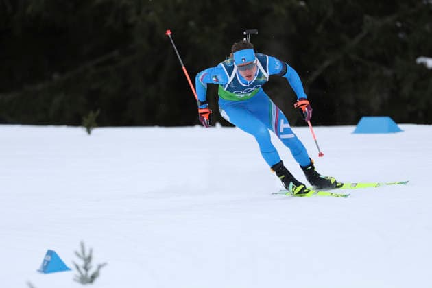 (260208) -- ANTERSELVA, Feb. 8, 2026 -- Lukas Hofer of Italy competes during the biathlon mixed relay 4 x 6km (M+W) at the Milan-Cortina 2026 Olympic Winter games, Winterspiele,Spiele, Summer games in Anterselva, Italy, Feb. 8, 2026. ) (MICO2026)ITALY-ANTERSELVA-OLYMPIC WINTER GAMES-BIATHLON-MIXED RELAY 4 x 6KM (M+W) ZhangxTao 