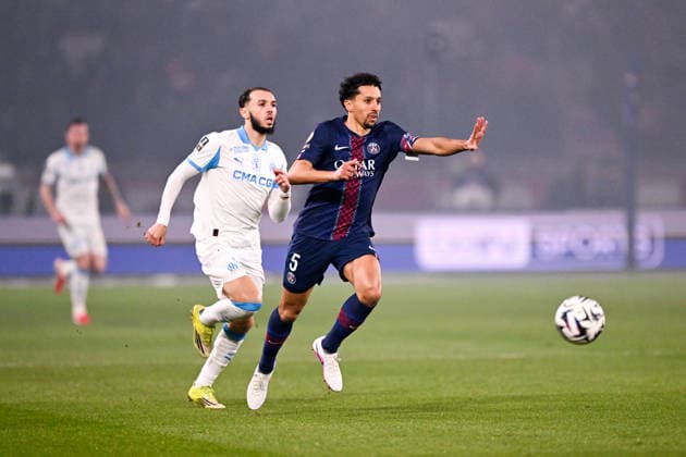 Paris Saint-Germain v Olympique de Marseille - Ligue 1 McDonald s 2025 2026 05 MARQUINHOS (psg) during the Ligue 1 McDonald s match between Paris Saint-Germain FC and Olympique de Marseille at Parc des Princes on February 8, 2026 in Paris, France. Paris France  Copyright: xFEPx 776348279
