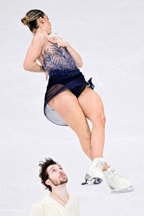 Sara CONTI & Niccolo MACII (ITA), during Team Event - Pair Skating Free Skating, at the Olympic Winter games, Winterspiele,Spiele, Summer games Milano Cortina 2026, at Milano Ice Skating Arena, on February 8, 2026 in Milan, Italy. Noxthirdxpartyxsales  aflo_318987867