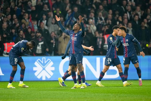 Paris Saint-Germain v Olympique de Marseille - Ligue 1 McDonald s 2025 2026 25 Nuno MENDES (psg) during the Ligue 1 McDonald s match between Paris Saint-Germain FC and Olympique de Marseille at Parc des Princes on February 8, 2026 in Paris, France. Paris France  Copyright: xFEPx 776348279