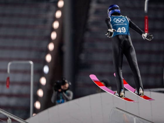 OLYMPICS - Winter Olympic Games, Olympische Spiele, Olympia, OS Milano Cortina 2026 VAL DI FIEMME,ITALY,08.FEB.26 - OLYMPICS, Ski jumping, Skispringen, Ski, nordisch - Winter Olympic Games Milano Cortina 2026, normal hill, men, training. Image shows Ryoyu Kobayashi (JPN).  GEPAxpictures xOliverxLerch