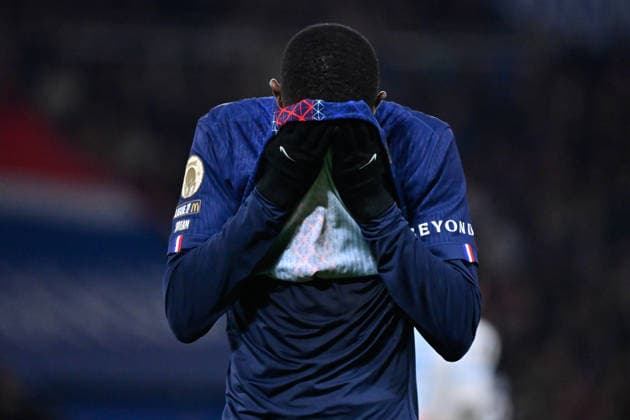 FOOTBALL : PSG vs Marseille - Ligue1 - 08 02 2026 Ousmane DEMBELE ( 10 - PSG ) during the Ligue 1 match between Paris Saint Germain and Olympique Marseille at Parc Des Princes on February 08 , 2026 in Paris, France. ( Photo by Federico Pestelini PsnewZ ) - ParisFrance  Copyright: xFedericoxPestelinix