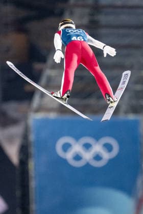 OLYMPICS - Winter Olympic Games, Olympische Spiele, Olympia, OS Milano Cortina 2026 VAL DI FIEMME,ITALY,08.FEB.26 - OLYMPICS, Ski jumping, Skispringen, Ski, nordisch - Winter Olympic Games Milano Cortina 2026, normal hill, men, training. Image shows Daniel Tschofenig (AUT).  GEPAxpictures xOliverxLerch