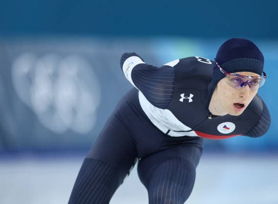 (260208) -- MILAN, Feb. 8, 2026 -- Metodej Jilek of the Czech Republic competes during the Speed skating, Eisschnelllauf men s 5000m match at the Milan-Cortina 2026 Olympic Winter games, Winterspiele,Spiele, Summer games in Milan, Italy, Feb. 8, 2026. ) (MICO2026)ITALY-MILAN-OLYMPIC WINTER GAMES-SPEED SKATING-MEN S 5000M LixJing 