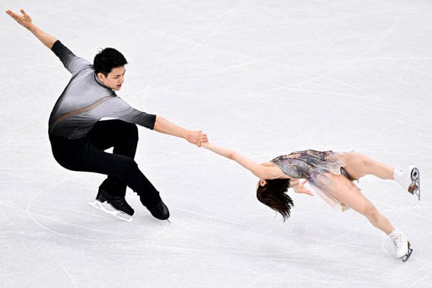 Riku MIURA & Ryuichi KIHARA (JPN), during Team Event - Pair Skating Free Skating, at the Olympic Winter games, Winterspiele,Spiele, Summer games Milano Cortina 2026, at Milano Ice Skating Arena, on February 8, 2026 in Milan, Italy. Noxthirdxpartyxsales  aflo_318991414