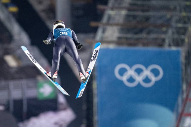 OLYMPICS - Winter Olympic Games, Olympische Spiele, Olympia, OS Milano Cortina 2026 VAL DI FIEMME,ITALY,08.FEB.26 - OLYMPICS, Ski jumping, Skispringen, Ski, nordisch - Winter Olympic Games Milano Cortina 2026, normal hill, men, training. Image shows Vladimir Zografski (BUL).  GEPAxpictures xOliverxLerch