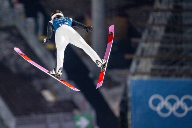 OLYMPICS - Winter Olympic Games, Olympische Spiele, Olympia, OS Milano Cortina 2026 VAL DI FIEMME,ITALY,08.FEB.26 - OLYMPICS, Ski jumping, Skispringen, Ski, nordisch - Winter Olympic Games Milano Cortina 2026, normal hill, men, training. Image shows Johann Andre Forfang (NOR).  GEPAxpictures xOliverxLerch