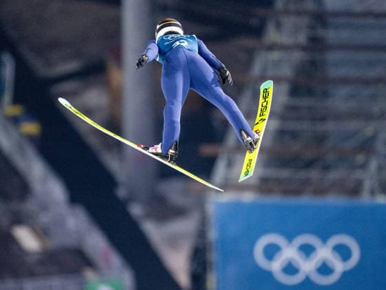 OLYMPICS - Winter Olympic Games, Olympische Spiele, Olympia, OS Milano Cortina 2026 VAL DI FIEMME,ITALY,08.FEB.26 - OLYMPICS, Ski jumping, Skispringen, Ski, nordisch - Winter Olympic Games Milano Cortina 2026, normal hill, men, training. Image shows Pius Paschke (GER).  GEPAxpictures xOliverxLerch