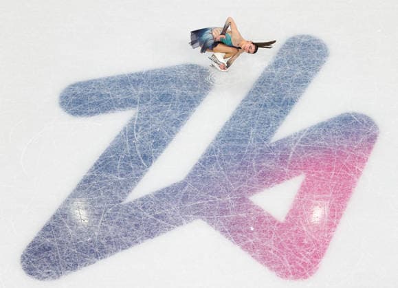 (260208) -- MILAN, Feb. 8, 2026 -- Lara Naki Gutmann of Italy performs during the Figure skating, Eiskunstlauf team event women single skating free skating of the Milan-Cortina 2026 Olympic Winter games, Winterspiele,Spiele, Summer games in Milan, Italy, Feb. 8, 2026. ) (MICO2026)ITALY-MILAN-OLYMPIC WINTER GAMES-FIGURE SKATING TEAM EVENT-WOMEN SINGLE SKATING-FREE SKATING ChenxYichen 