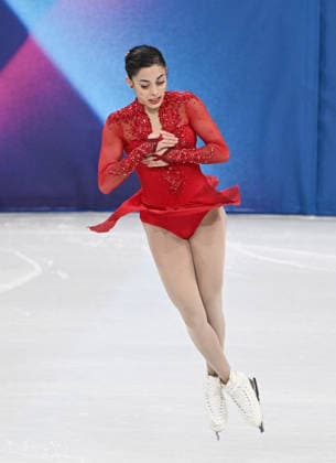 (260208) -- MILAN, Feb. 8, 2026 -- Madeline Schizas of Canada competes during the Figure skating, Eiskunstlauf team event women single skating free skating of the Milan-Cortina 2026 Olympic Winter games, Winterspiele,Spiele, Summer games in Milan, Italy, Feb. 8, 2026. ) (MICO2026)ITALY-MILAN-OLYMPIC WINTER GAMES-FIGURE SKATING TEAM EVENT-WOMEN SINGLE SKATING-FREE SKATING ChengxMin 