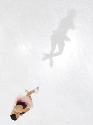 (260208) -- MILAN, Feb. 8, 2026 -- Sakamoto Kaori of Japan competes during the Figure skating, Eiskunstlauf team event women single skating free skating of the Milan-Cortina 2026 Olympic Winter games, Winterspiele,Spiele, Summer games in Milan, Italy, Feb. 8, 2026. ) (MICO2026)ITALY-MILAN-OLYMPIC WINTER GAMES-FIGURE SKATING TEAM EVENT-WOMEN SINGLE SKATING-FREE SKATING ChenxYichen 