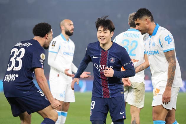 FOOTBALL : Paris Saint Germain Vs Olympique de Marseille - Ligue 1 - 08 02 2026 Joie - But de Lee Kang-In (PSG) - Warren Zaire-Emery (PSG) ParisFrance  Copyright: xMichaelxBaucherx