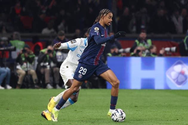 FOOTBALL : Paris Saint Germain Vs Olympique de Marseille - Ligue 1 - 08 02 2026 Bradley Barcola (PSG) ParisFrance  Copyright: xMichaelxBaucherx