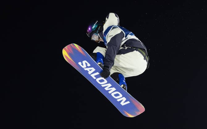 OLYMPICS - Winter Olympic Games, Olympische Spiele, Olympia, OS Milano Cortina 2026 LIVIGNO,ITALY,08.FEB.26 - OLYMPICS, SNOWBOARD - Winter Olympic Games Milano Cortina 2026, Big Air, qualification, women. Image shows Momo Suzuki (JPN).  GEPAxpictures xHaraldxSteiner
