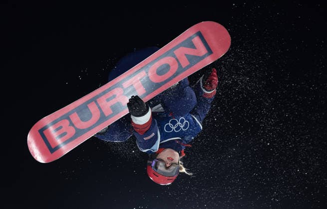 OLYMPICS - Winter Olympic Games, Olympische Spiele, Olympia, OS Milano Cortina 2026 LIVIGNO,ITALY,08.FEB.26 - OLYMPICS, SNOWBOARD - Winter Olympic Games Milano Cortina 2026, Big Air, qualification, women. Image shows Hahna Norman (USA).  GEPAxpictures xHaraldxSteiner