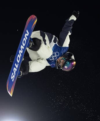 OLYMPICS - Winter Olympic Games, Olympische Spiele, Olympia, OS Milano Cortina 2026 LIVIGNO,ITALY,08.FEB.26 - OLYMPICS, SNOWBOARD - Winter Olympic Games Milano Cortina 2026, Big Air, qualification, women. Image shows Momo Suzuki (JPN).  GEPAxpictures xHaraldxSteiner