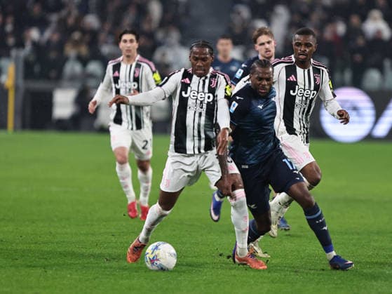 Juventus FC v SS Lazio - Serie A Jonathan David participates in the Serie A 2025-2026 match between Juventus and Lazio in Torino, Italy, on February 8, 2026. Torino ITA Italy  Copyright: xLorisxRosellix originalFilename:roselli-juventus260208_npbKx.jpg