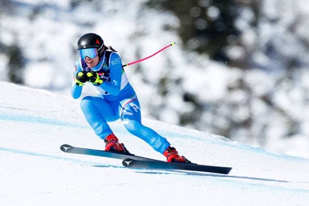 OLYMPICS - Winter Olympic Games, Olympische Spiele, Olympia, OS Milano Cortina 2026 CORTINA D AMPEZZO,ITALY,08.FEB.26 - OLYMPICS, ALPINE SKIING - Winter Olympic Games Milano Cortina 2026, downhill, women. Image shows Nicol Delago (ITA).  GEPAxpictures xMaticxKlansek