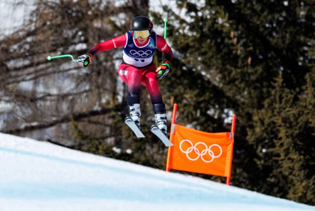 OLYMPICS - Winter Olympic Games, Olympische Spiele, Olympia, OS Milano Cortina 2026 CORTINA D AMPEZZO,ITALY,08.FEB.26 - OLYMPICS, ALPINE SKIING - Winter Olympic Games Milano Cortina 2026, downhill, women. Image shows Cornelia Huetter (AUT).  GEPAxpictures xMaticxKlansek