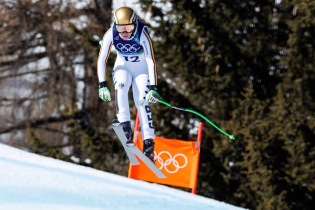 OLYMPICS - Winter Olympic Games, Olympische Spiele, Olympia, OS Milano Cortina 2026 CORTINA D AMPEZZO,ITALY,08.FEB.26 - OLYMPICS, ALPINE SKIING - Winter Olympic Games Milano Cortina 2026, downhill, women. Image shows Kira Weidle-Winkelmann (GER).  GEPAxpictures xMaticxKlansek