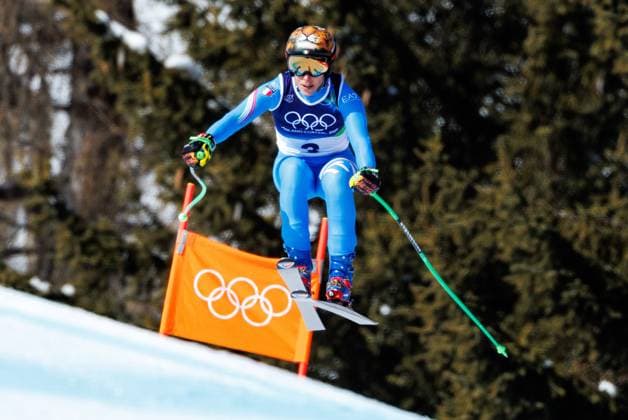 OLYMPICS - Winter Olympic Games, Olympische Spiele, Olympia, OS Milano Cortina 2026 CORTINA D AMPEZZO,ITALY,08.FEB.26 - OLYMPICS, ALPINE SKIING - Winter Olympic Games Milano Cortina 2026, downhill, women. Image shows Federica Brignone (ITA).  GEPAxpictures xMaticxKlansek