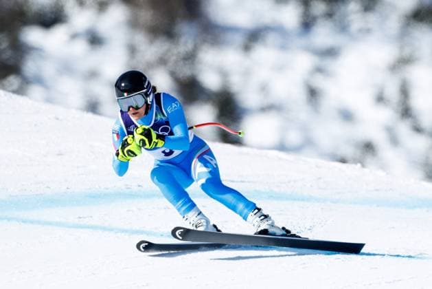 OLYMPICS - Winter Olympic Games, Olympische Spiele, Olympia, OS Milano Cortina 2026 CORTINA D AMPEZZO,ITALY,08.FEB.26 - OLYMPICS, ALPINE SKIING - Winter Olympic Games Milano Cortina 2026, downhill, women. Image shows Laura Pirovano (ITA).  GEPAxpictures xMaticxKlansek