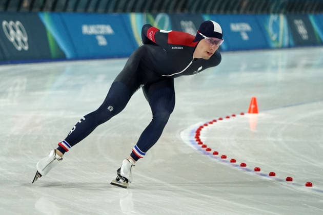 Milano Cortina, 2026 , Winter Olympic Games, Olympische Spiele, Olympia, OS Olympische Winter-Olympische spiele 2026 , Speedskating, Eisschnelllauf , 5000m Finale Men Männer, Timothy Loubineaud Frankreich Photocopyright Gladys Chai von der Laage *** Milano Cortina, 2026 , Winter Olympic Games, Winter Olympic Games 2026 , Speed Skating, Speed Skating , 5000m Final Men Men, Timothy Loubineaud France Photocopyright Gladys Chai von der Laage