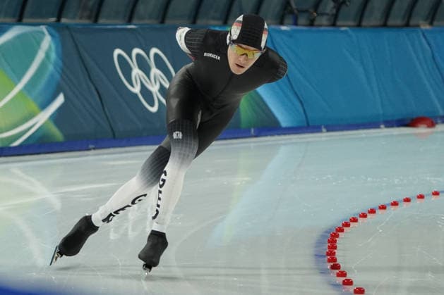 Milano Cortina, 2026 , Winter Olympic Games, Olympische Spiele, Olympia, OS Olympische Winter-Olympische spiele 2026 , Speedskating, Eisschnelllauf , 5000m Finale Men Männer, Felix Maly , Deutschland, Photocopyright Gladys Chai von der Laage *** Milano Cortina, 2026 , Winter Olympic Games, Winter Olympic Games 2026 , Speed Skating, Speed Skating , 5000m Final Men Men, Felix Maly , Germany, Photocopyright Gladys Chai von der Laage