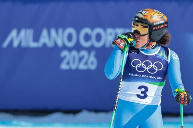 GIOCHI OLIMPICI - Olimpiadi Invernali Milano-Cortina 2026 - Alpine Skiing Women s Downhill Milano Cortina 2026 - XXV Olympic Winter games, Winterspiele,Spiele, Summer games Cortina D Ampezzo - Italy 8 February,2026 Alpine skiing - Women s Downhill BRIGNONE Federica (ITA) Cortina D Ampezzo Italy  Copyright: xIPAxSport ABACAx