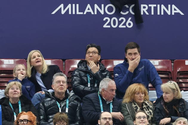 February 8, 2026, Milan, Lombardy, Italy: IOC President KIRSTY COVENTRY attends the Pairs Free Program of the Figure skating, Eiskunstlauf Team Event at the Milano Cortina 2026 Winter Olympic Games, Olympische Spiele, Olympia, OS Olympics 2026: Milano Cortina: Figure Skating Team Event  - ZUMAc179 20260208_oly_c179_257 Copyright: xMickaelxChavetx