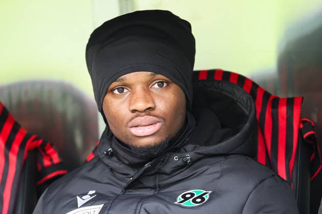 2. Bundesliga - Hannover 96 - Holstein Kiel am 08.02.2026 in der Heinz von Heiden Arena in Hannover Hendry Aron Blank (Hannover)