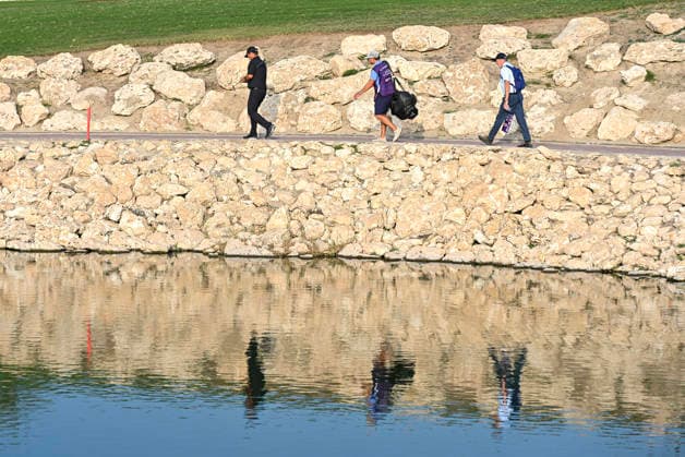 February 8, 2026, Doha, Qatar: Patrick Reed of the United States seen walks on the 17th hole during the fourth round of the Qatar Masters 2026 golf tournament at the Doha Golf Club Qatar Masters 2026-Day Four In Doha - 08 Feb 2026  - ZUMAs197 20260208_aaa_s197_398 Copyright: xNoushadxVariyattiyakkalx