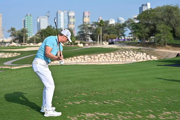 February 8, 2026, Doha, Qatar: Calum Hill of Scotland seen in action during fourth round of the Qatar Masters 2026 golf tournament at the Doha Golf Club. Doha Qatar - ZUMAs197 20260208_aaa_s197_373 Copyright: xNoushadxVariyattiyakkalx