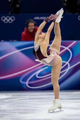 February 8, 2026, Cortina D ampezzo, Belluno, Italy: Japanese Kaori Sakamoto (JPN) performs in the Women Single Free Skating during the 2026 Winter Olympics at the Milano Ice Skating Arena on Sunday in Cortina d Ampezzo. Olympics 2026: Milano Cortina: Figure skating, Eiskunstlauf Team Women  - ZUMAj89_ 20260208_oly_j89_051 Copyright: xPaulxKitagakixJr.x